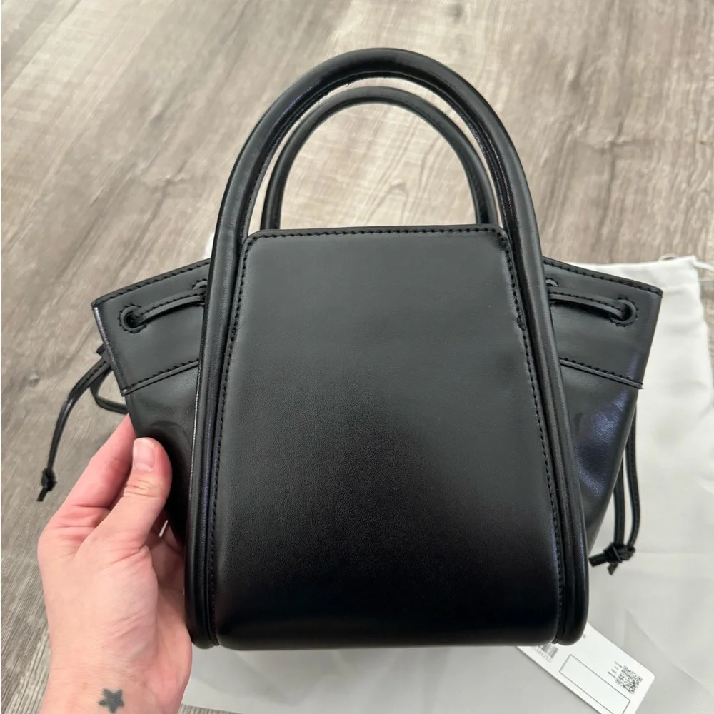 Charles & Keith Ashby Slouchy Tote Bag - Black - Size Medium - Picture 7 of 9